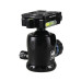 SIRUI K-20II professional ball head aluminium black (98mm high) - KII series